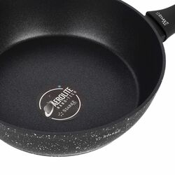 Patelnia na indukcję non-stick z pokrywką Starke Pro Sirius 24 cm głęboka