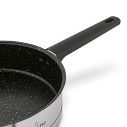 Patelnia nierdzewna non-stick z pokrywką Starke Pro Rigor 24 cm