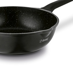 Patelnia WOK na indukcję z pokrywką Starke Pro Yasai 30 cm