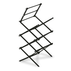 Suszarka na pranie pionowa teleskopowa Konighoffer Cortina 77.5 x 28 x 95 cm czarna