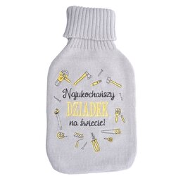 Termofor gumowy i pokrowiec Tadar Dziadek 1,5 l 33 x 18,5 cm