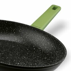 Zestaw 3 patelni na indukcję marmurowych Konighoffer Pedra Verde 20 cm 24 cm 28 cm i 5 miarek