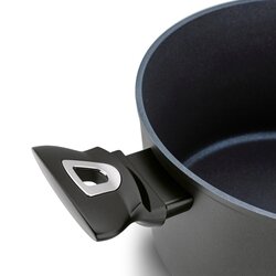 Zestaw garnków na indukcję z powłoką marmurową Starke Pro Dark 10 elementów