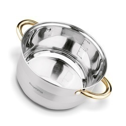 Zestaw garnków nierdzewnych Konighoffer Faro Gold 12 elementów