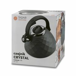 Czajnik na gaz i indukcję Tadar Crystal 3 l szary mat