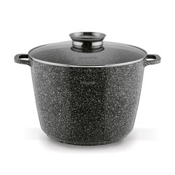 Garnek ceramiczny wysoki Konighoffer Kingstone 10 l okrągły z aromatyzerem