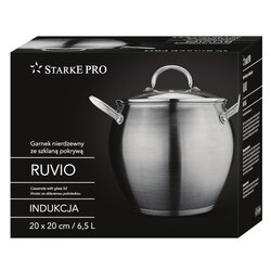 Garnek ze stali nierdzewnej Starke Pro Ruvio 6,5 l