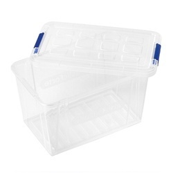 Komplet 2 pojemników na żywność Plastic Forte Mini 200 ml i 400 ml
