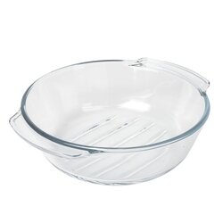 Naczynie żaroodporne okrągłe z pokrywą Termisil Grill&Drop 2,4 l