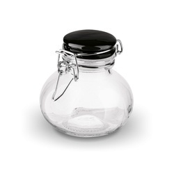 Słoik z klipsem i ceramiczną pokrywką Tadar 150 ml mix kolorów