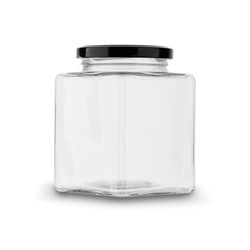 Słoiki szklane z metalową zakrętką Tadar Belo 500 ml 6 sztuk i 96 etykiet na przyprawy