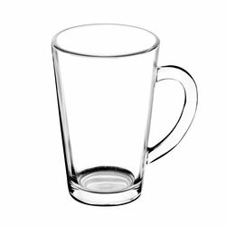Szklanki do kawy Tadar Latte Macchiato 320 ml 12 sztuk i spieniacz do mleka