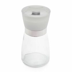 Szklany młynek ręczny do soli i pieprzu Tadar 170 ml szary