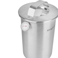 Szynkowar nierdzewny Konighoffer 1,5 kg i komplet woreczków