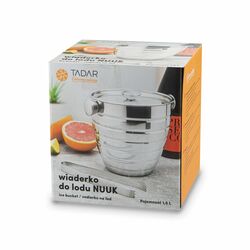 Wiaderko do lodu ze szczypcami Tadar Nuuk 1,5 l