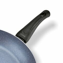 Zestaw 3 patelni marmurowych Tadar Roca 20 cm 24 cm 28 cm bez indukcji i 5 miarek