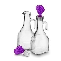 Butelki na oliwę szklane Sarina 250 ml 2 sztuki mix kolorów