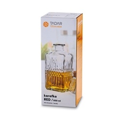Karafka szklana Tadar Red 850 ml