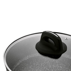 Patelnia indukcyjna głęboka non-stick z pokrywką Starke Pro Sesar 28 cm