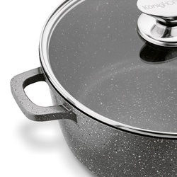 Zestaw garnków Konighoffer Pollo Grey 8 elementów 2 nakładki i 2 podkładki
