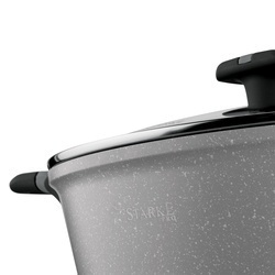 Zestaw garnków na indukcję marmurowych Starke Pro Musse Grey 10 elementów